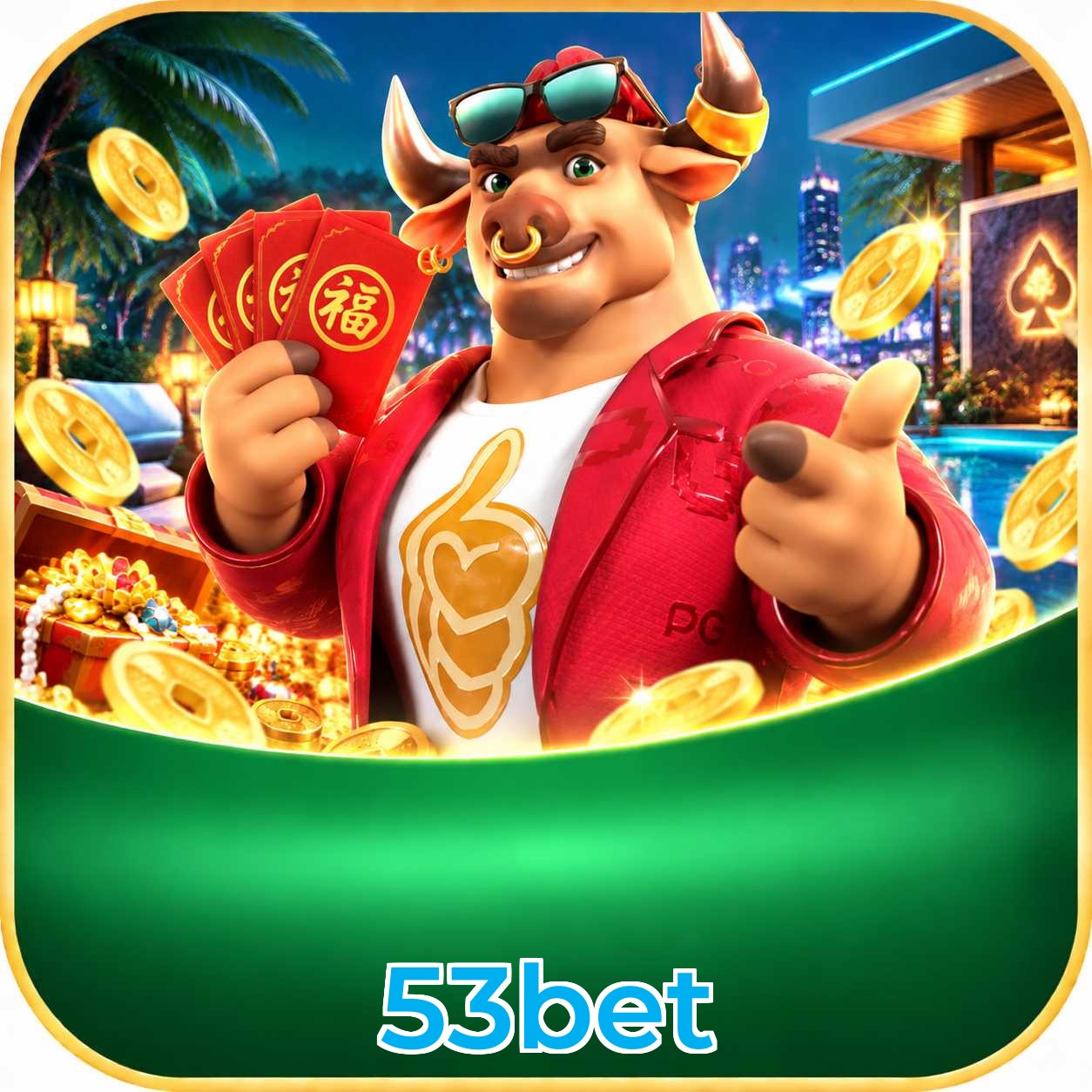 Catálogo de slots da 53bet com RTP médio de 96,52%